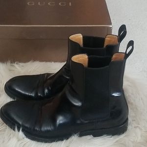 Gucci high top black boots
